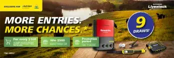 End of financial year promo - more entries more chances